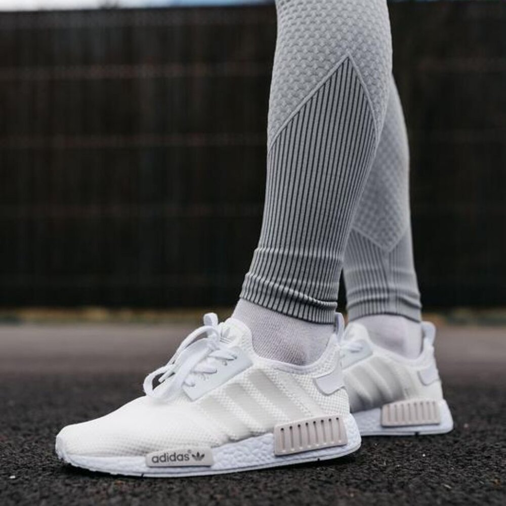Adidas Japanese NMD_R1 Comfy Black/White Logo Running Tennis Daily Casual Shoes - Picture 3 of 13